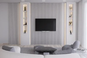Timeless media wall design adding long-term value to interior spaces